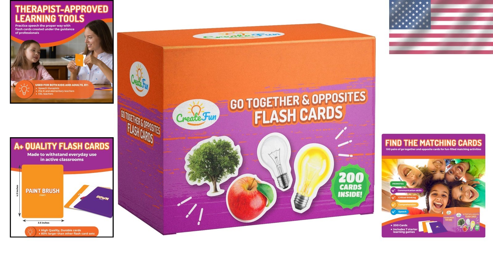 Comprehensive 200 Flash Cards for Cognitive Development: Engage Kids & Seniors