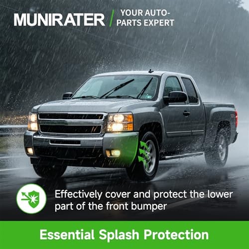 Front Bracket munirater 8pc Black Silverado 1500 07-13