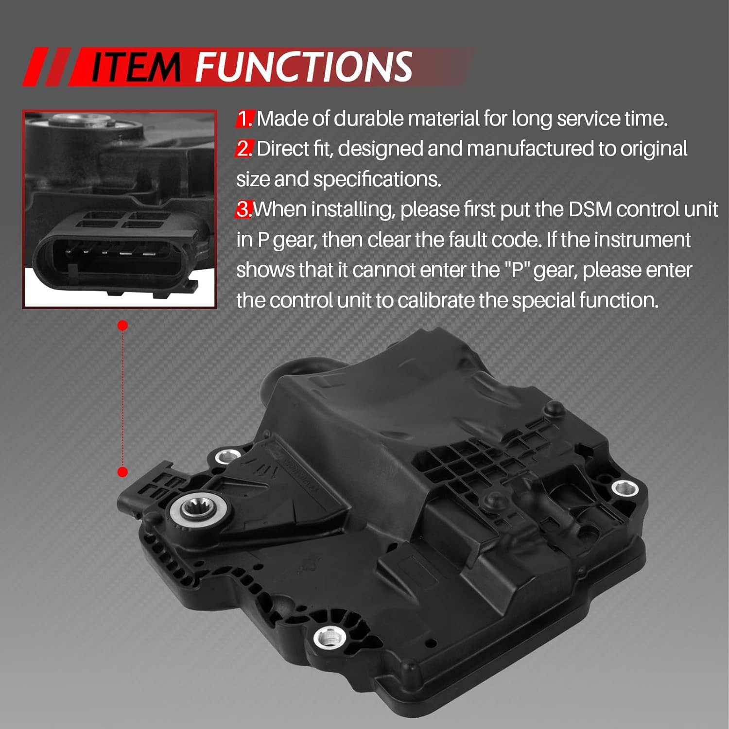722.9 Transmission Gear Shift Module Control Unit ISM Intelligent Servo Module