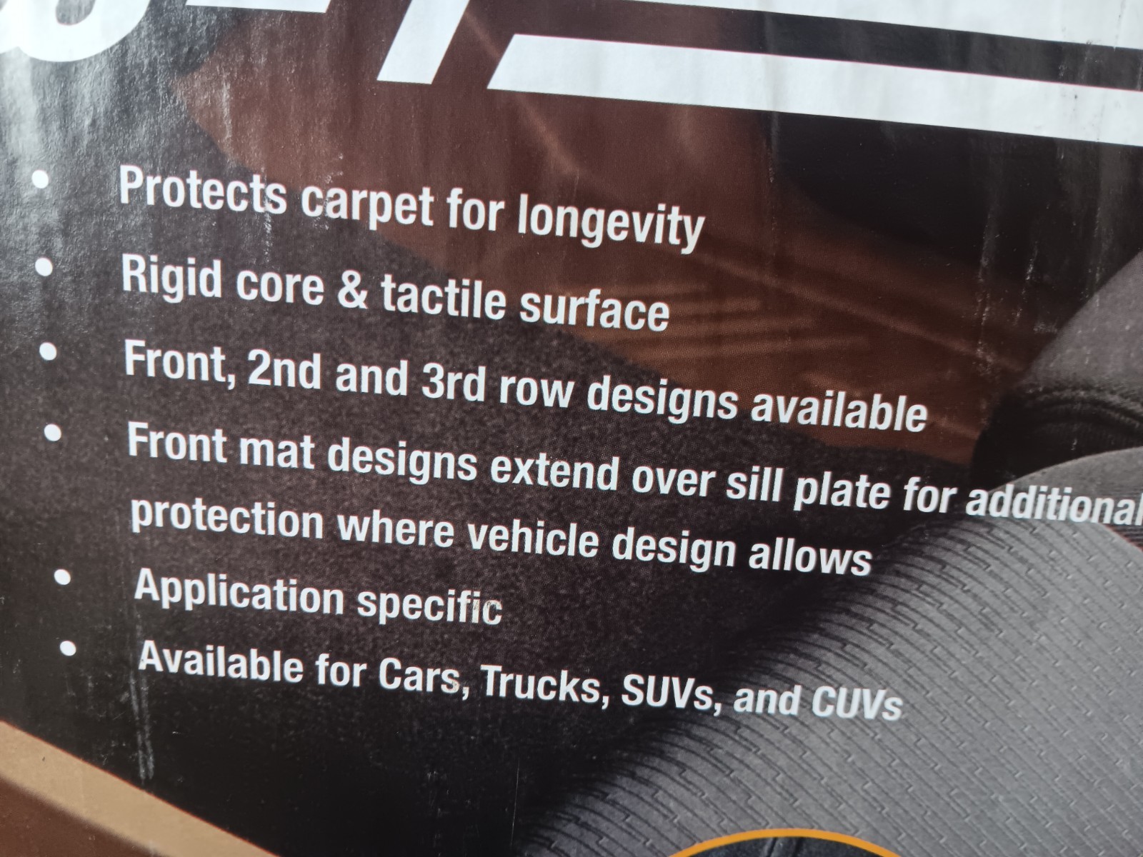 Sure Fit 2nd Row Tan Floor Mats | Fits 2015-2018 Ford F-150 Supercab 72-134071
