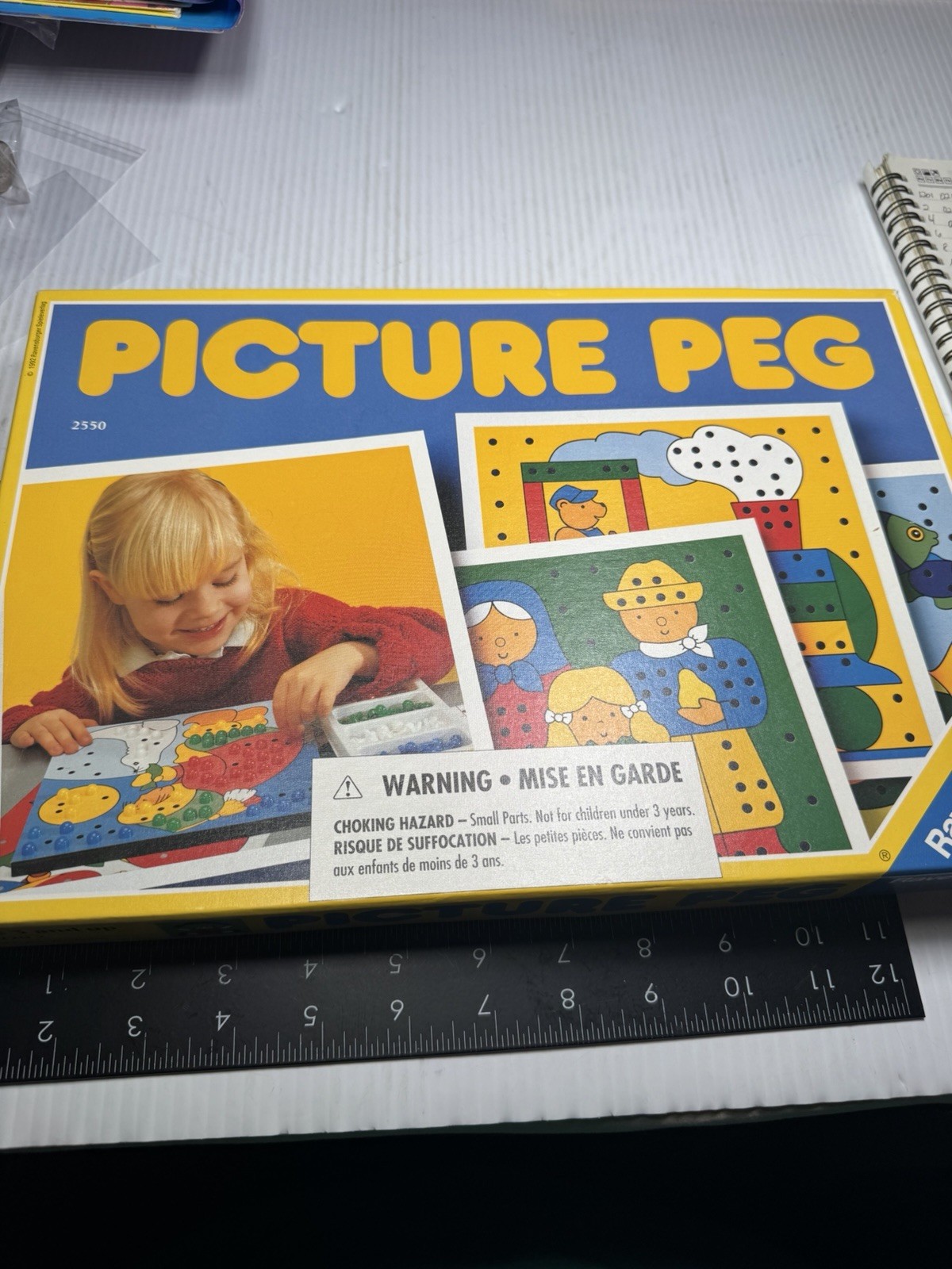 Rare/Vintage Discovery Toys Picture Pegs/ Children’s Learning Toy 1992