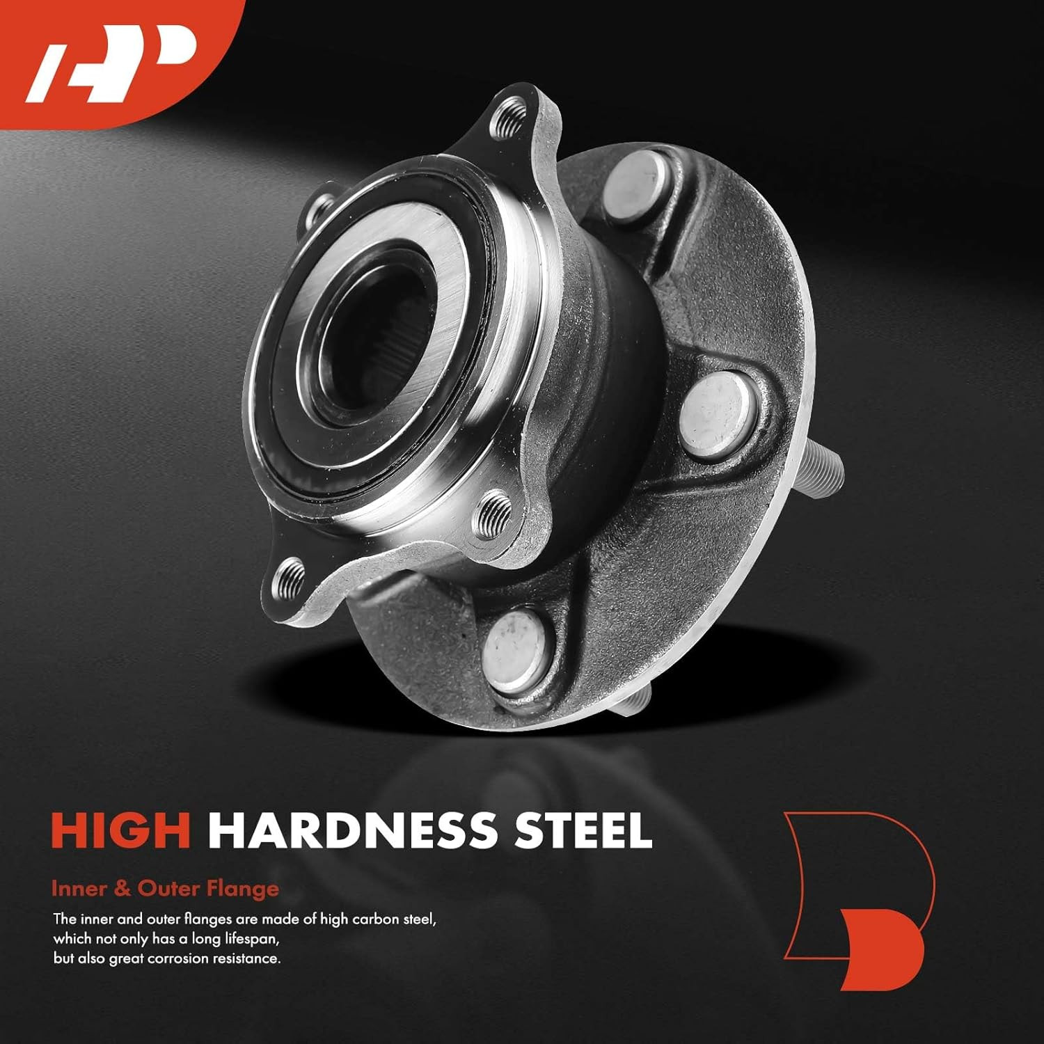 Front or Rear Wheel Bearing and Hub Assembly with 5-Lug Compatible with Suzuki G