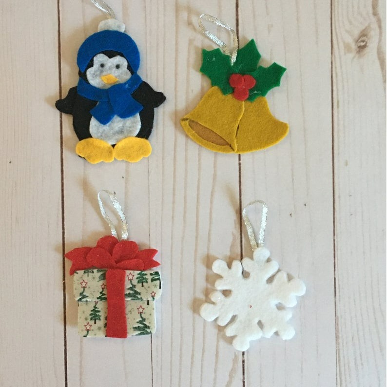 Christmas Ornament Felt Set – Trim the Felt Tree with Whimsy and Wonder