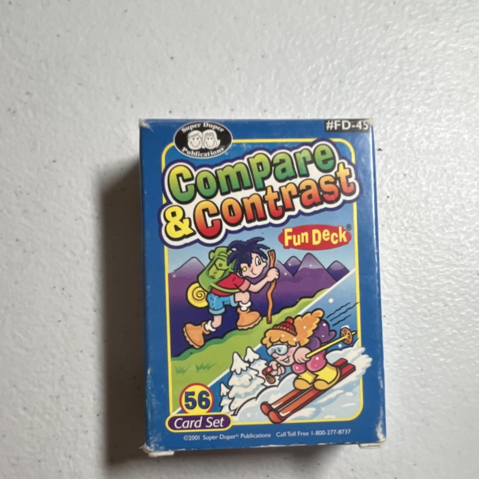 Super Duper Publications Compare & Contrast Fun Deck Multicolor Ages 5-11 FD-45