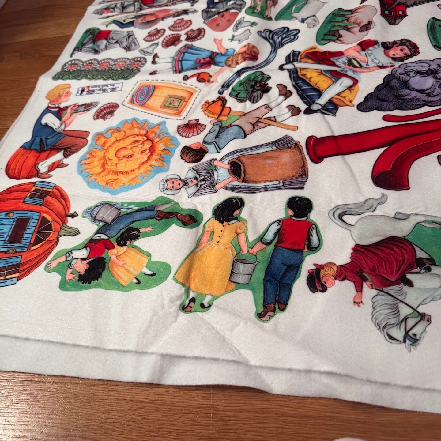 The Story Teller Nursery Rhymes 1993 Felt Board Uncut