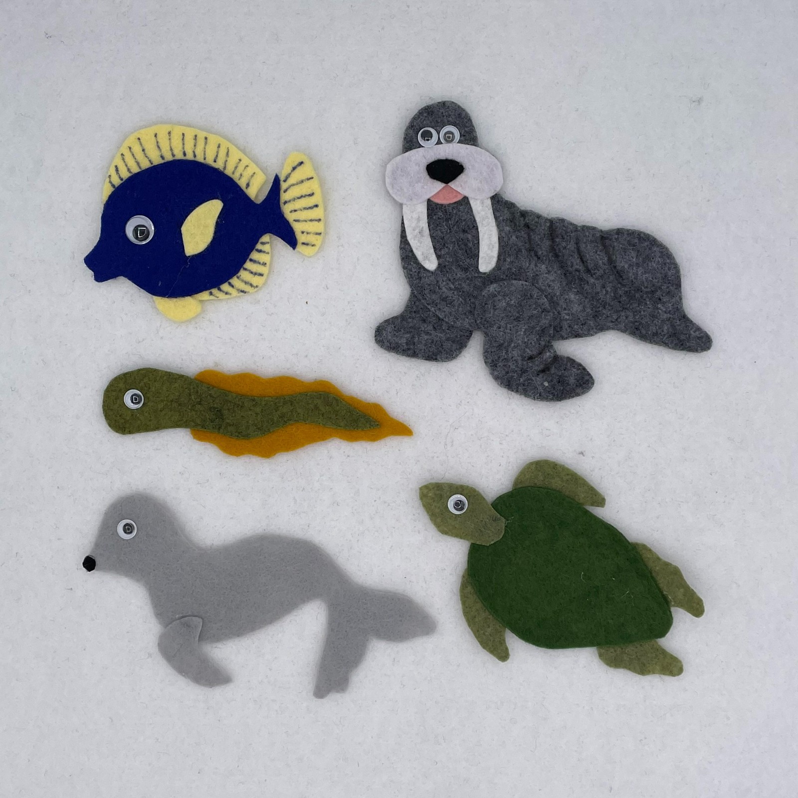 Under the Sea, Ocean Life, Sample Set for Felt or Flannel Board Play