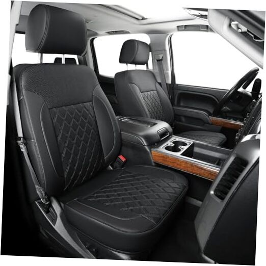 Chevy Silverado/Sierra Seat Covers for 2014-2018 Full Set – B Black