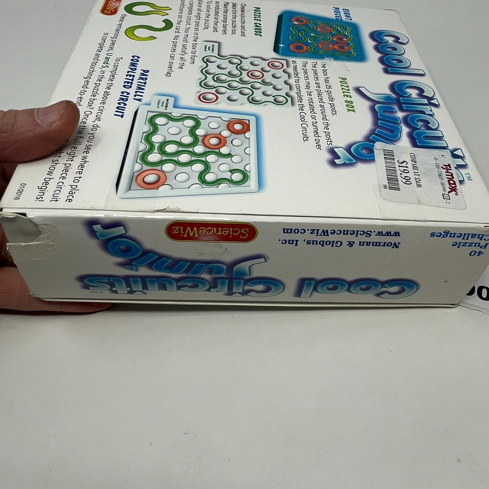Cool Circuits Game Electronic Board – 40 Puzzle Challenges
