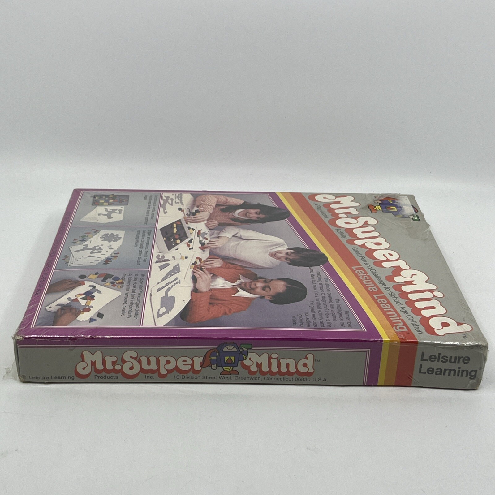 Vintage 1981 Mr. Super Mind Leisure Learning Toy Educational Puzzle – NEW SEALED