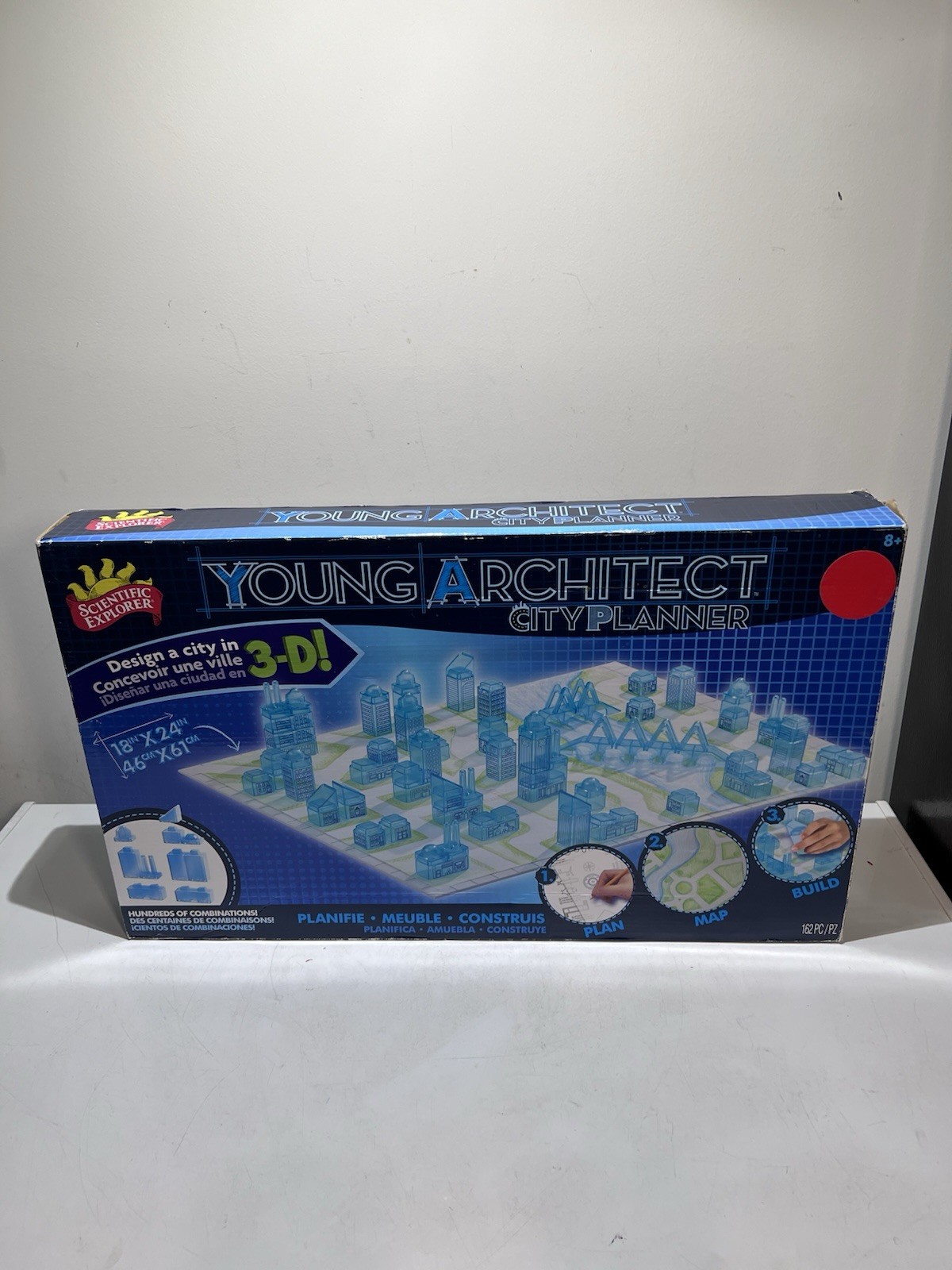 Scientific Explorer Young Architect 3-D City Planner Play Set. Open Box.