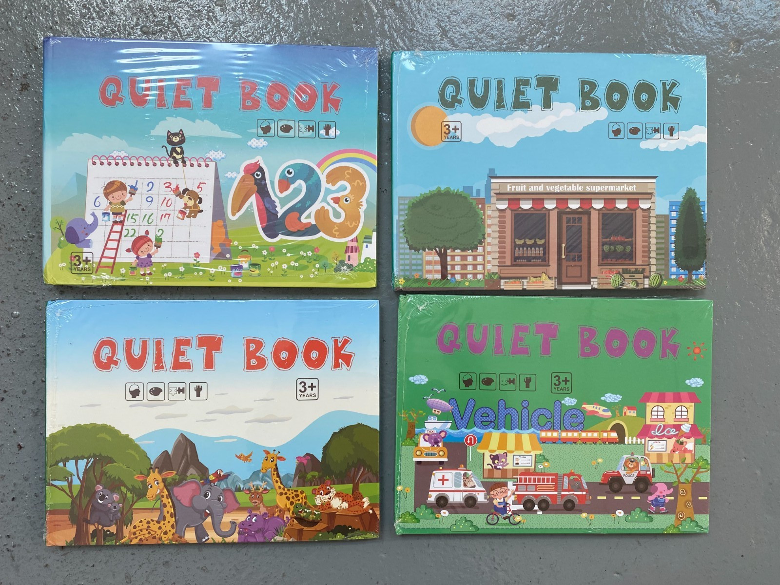 Quiet Book 4 –Montessori-Inspired Learning Book for Toddlers |Hands-On Education