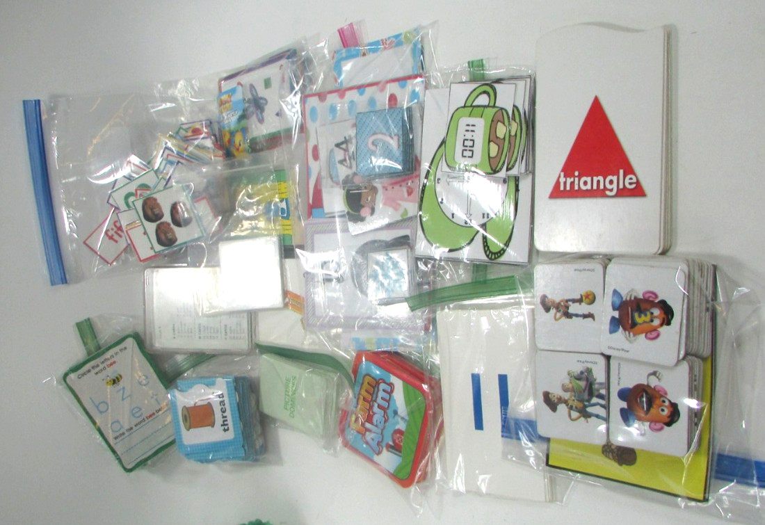 Variety Lot Of Kid’s Elementary Learning Activities Matching Math Letters Time