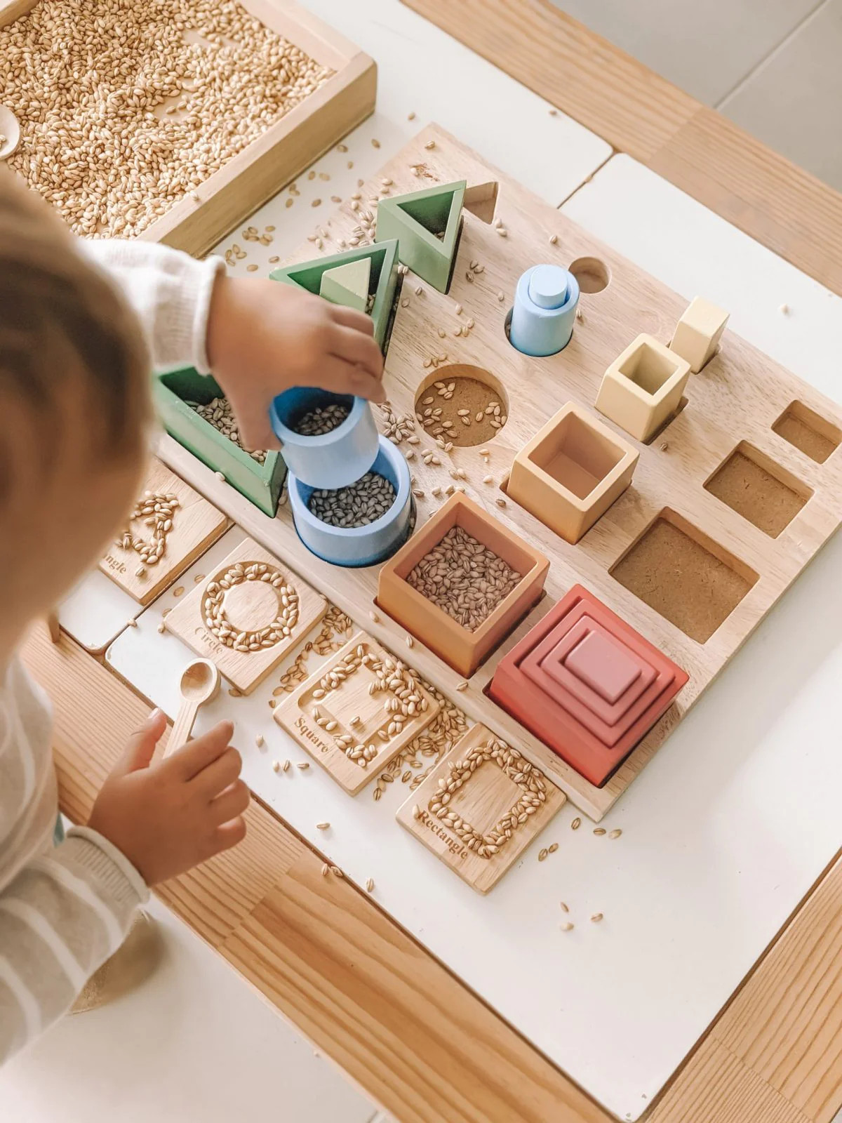 Wood Sorting and Nesting Board