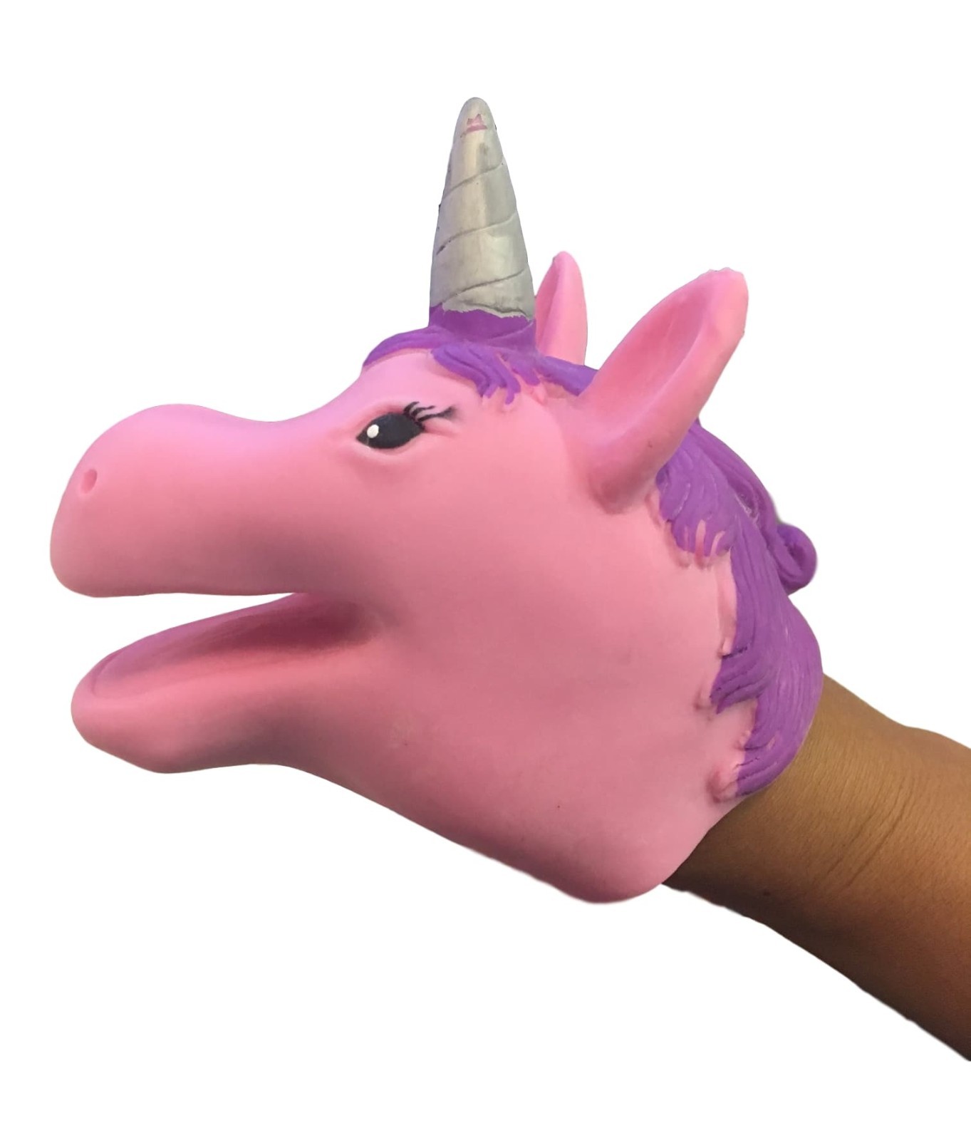Big Bites Hand Puppet Show UNICORN PINK PRINCESS Horse Pool Therapy Bath toys BB