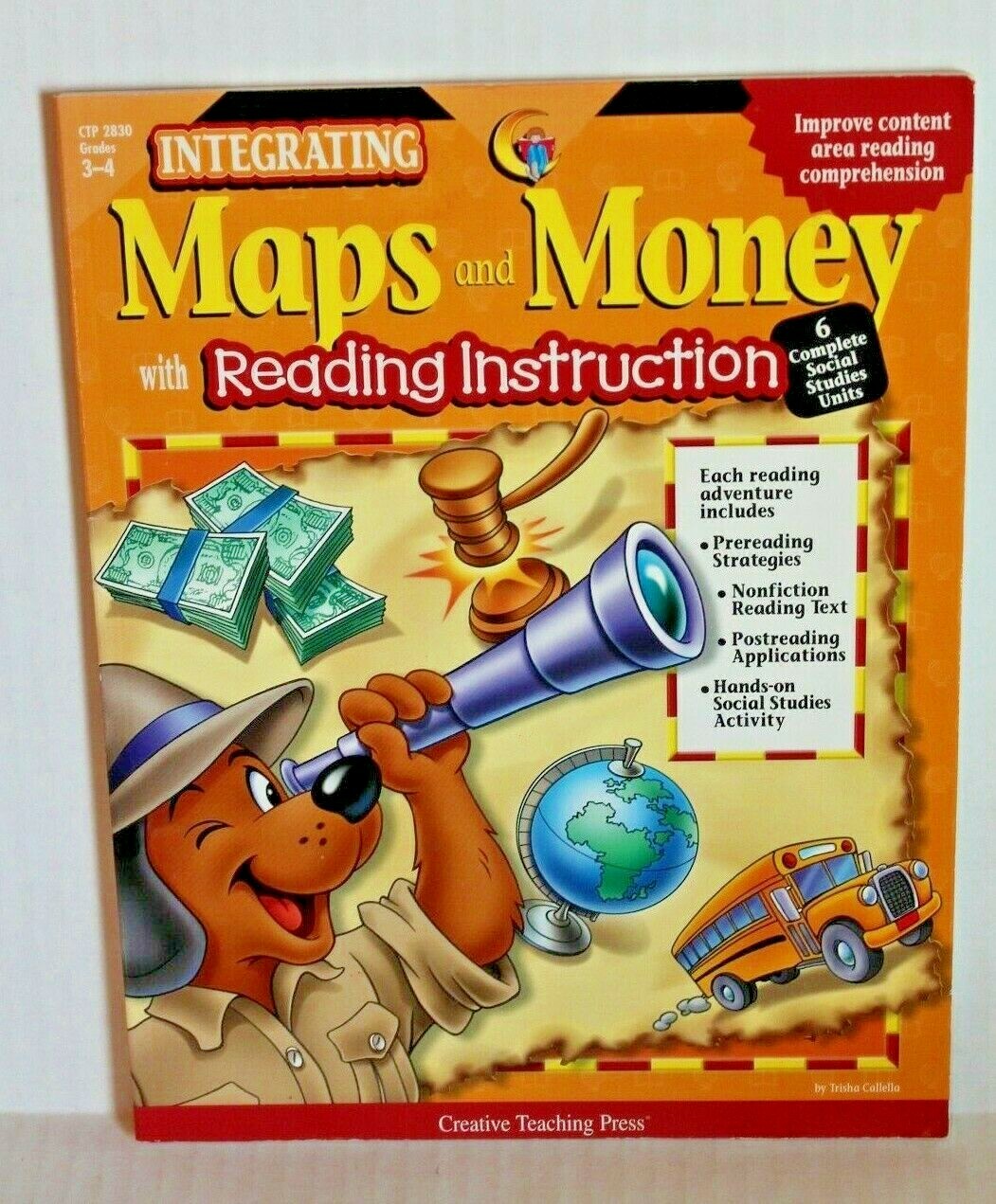 Integrating Maps and Money with Reading Instruction – Grades 3-4 CTP Book