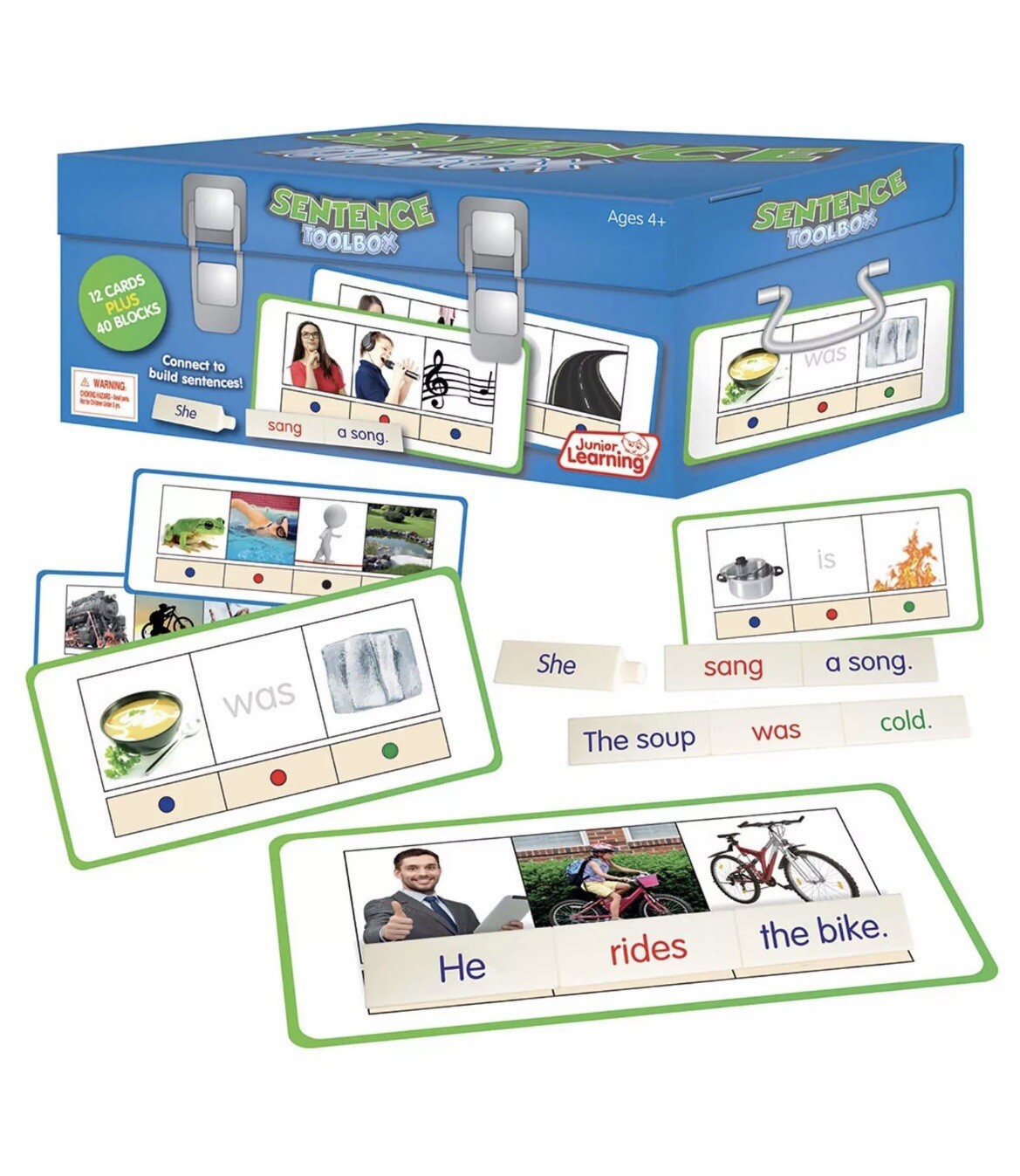READING Sentence Toolbox Junior Learning Ages 4-9+Grades 1-4 Learning Homeschool