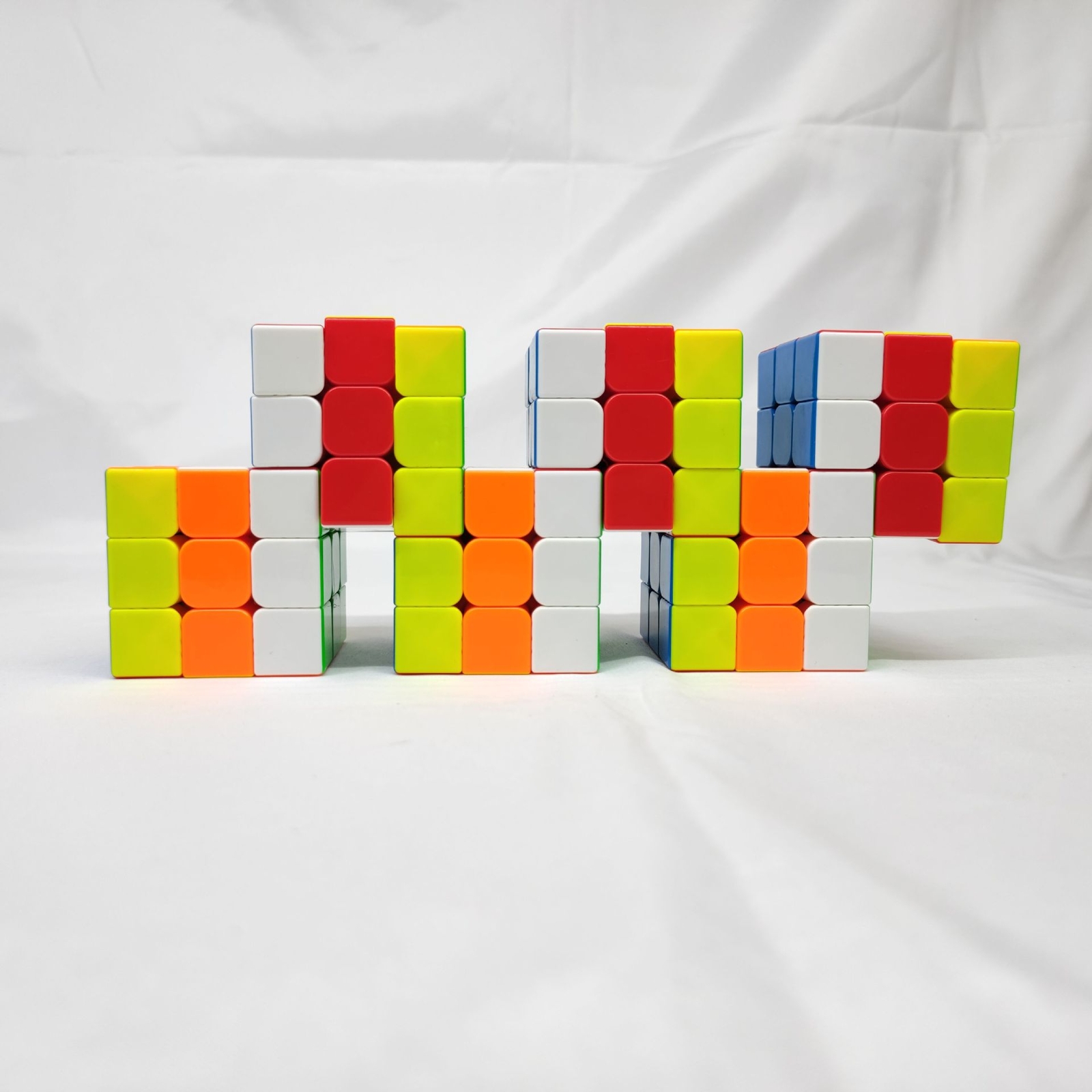 Limited Rotation Siamese Puzzle Cube Toys Magic Twist Brain Teasers Games Gifts