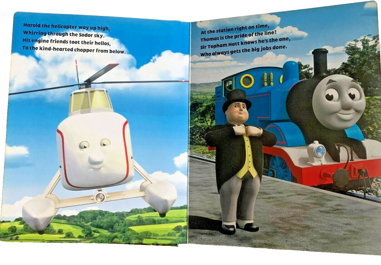 Thomas and Friends “My Busy Books” Educational Learning Storybook (Hardcover)