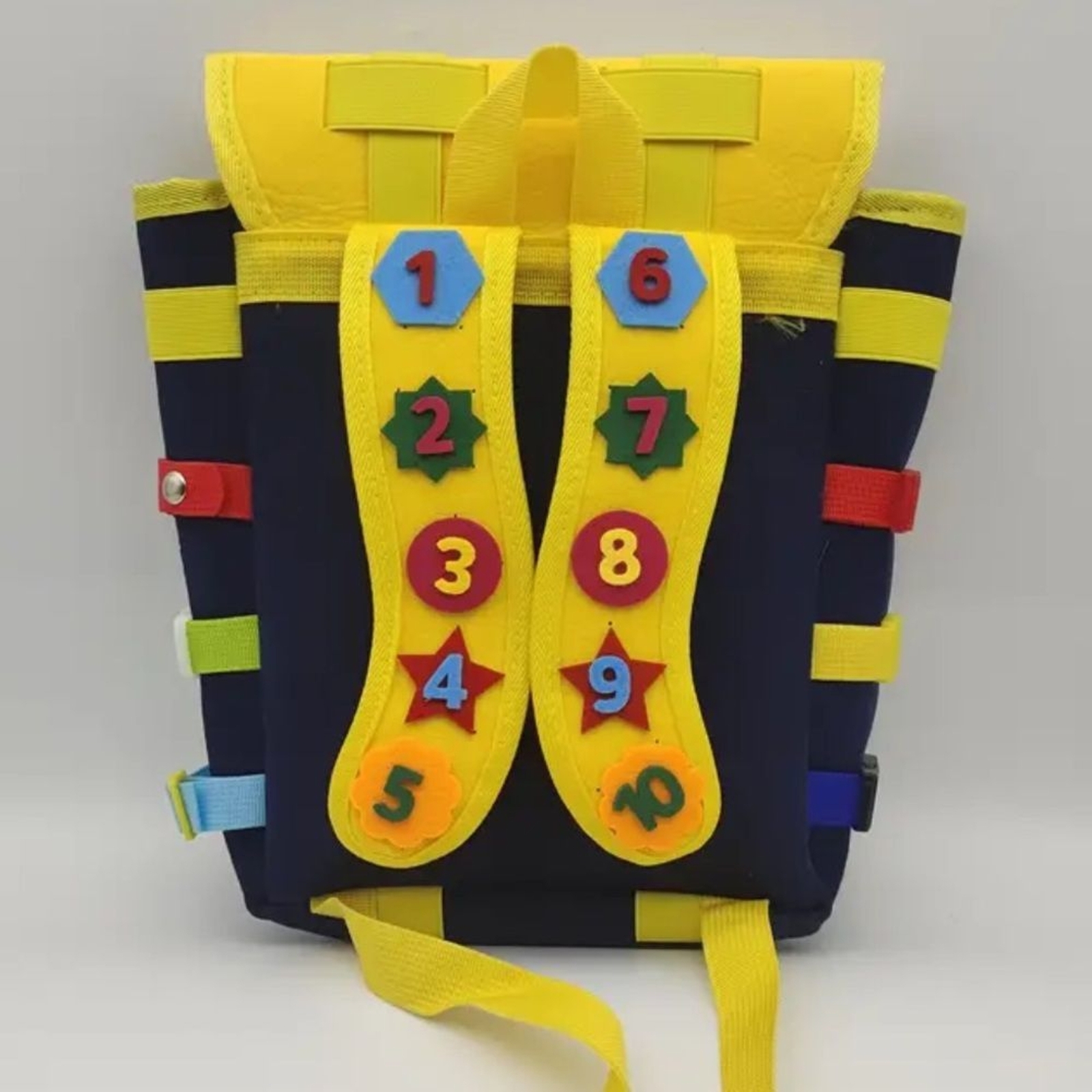 Educational Toddler Backpack: Blue
