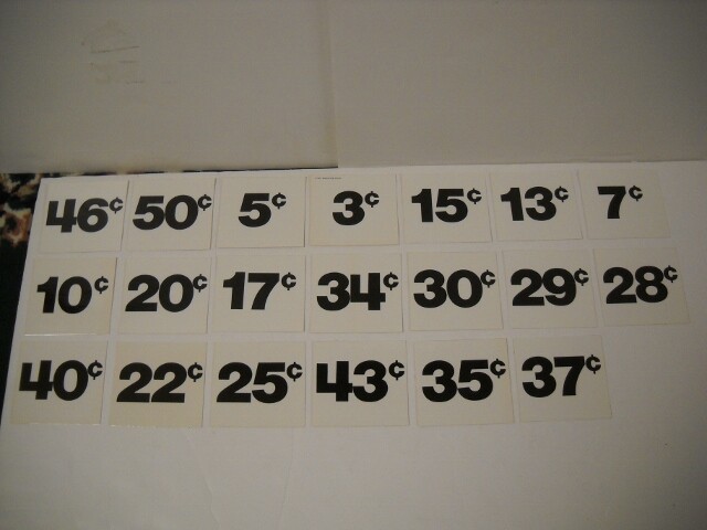 Vintage Trend Pennies, Nickels, & Dimes Money Bingo W/ Laminated Cards 1977