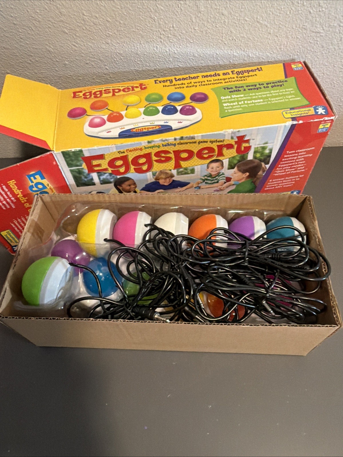 Eggspert Educational System Quiz Tool Buzzer Classroom Homeschool Games TeacherJ