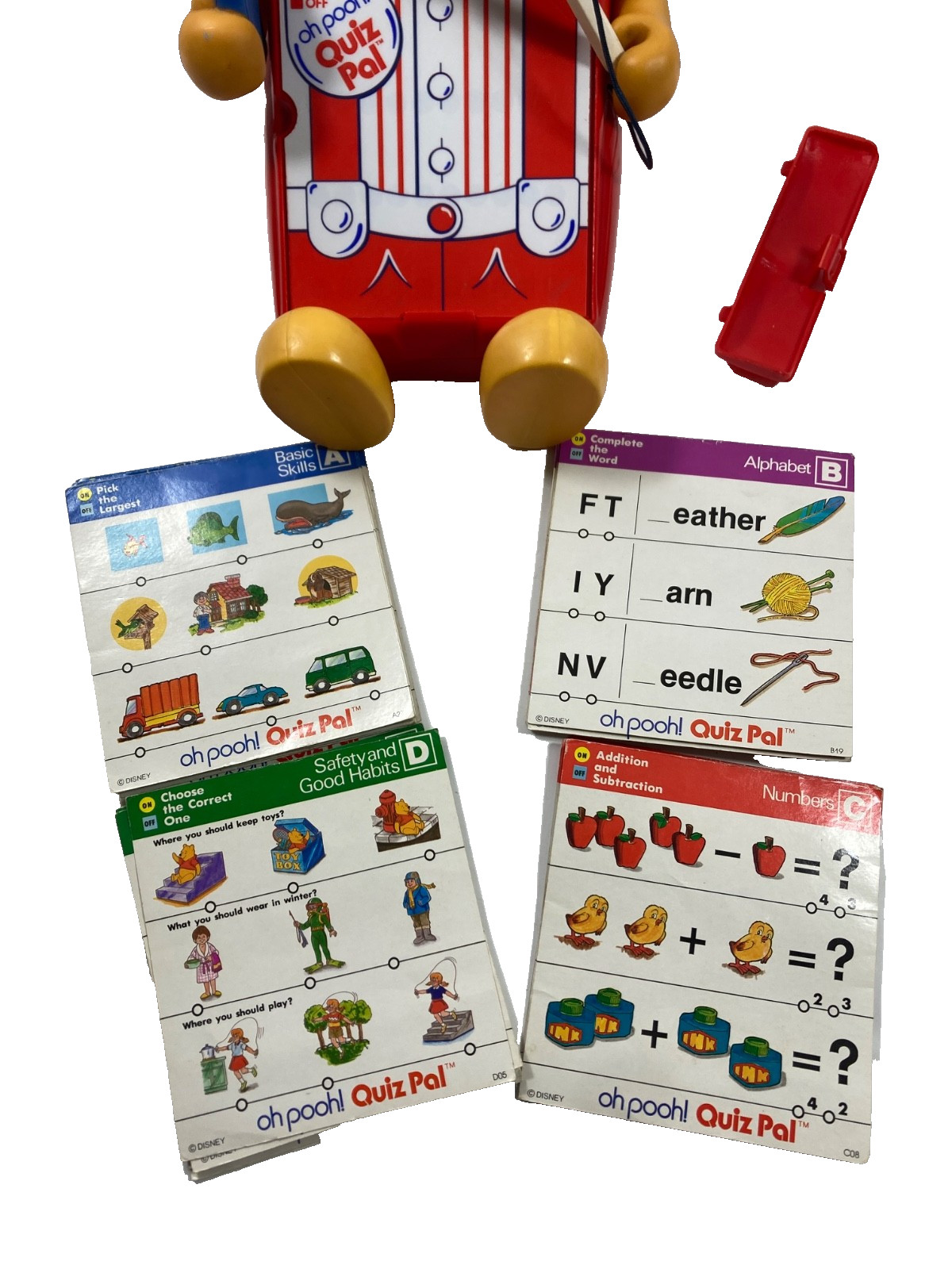Vintage Winnie The Pooh Oh Pooh Quiz Pal Electronic Educational Game Shelcore