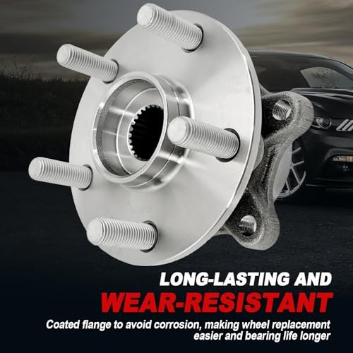 Pair 513287 Front Wheel Bearing Hub Assembly Compatible with Toyota Prius