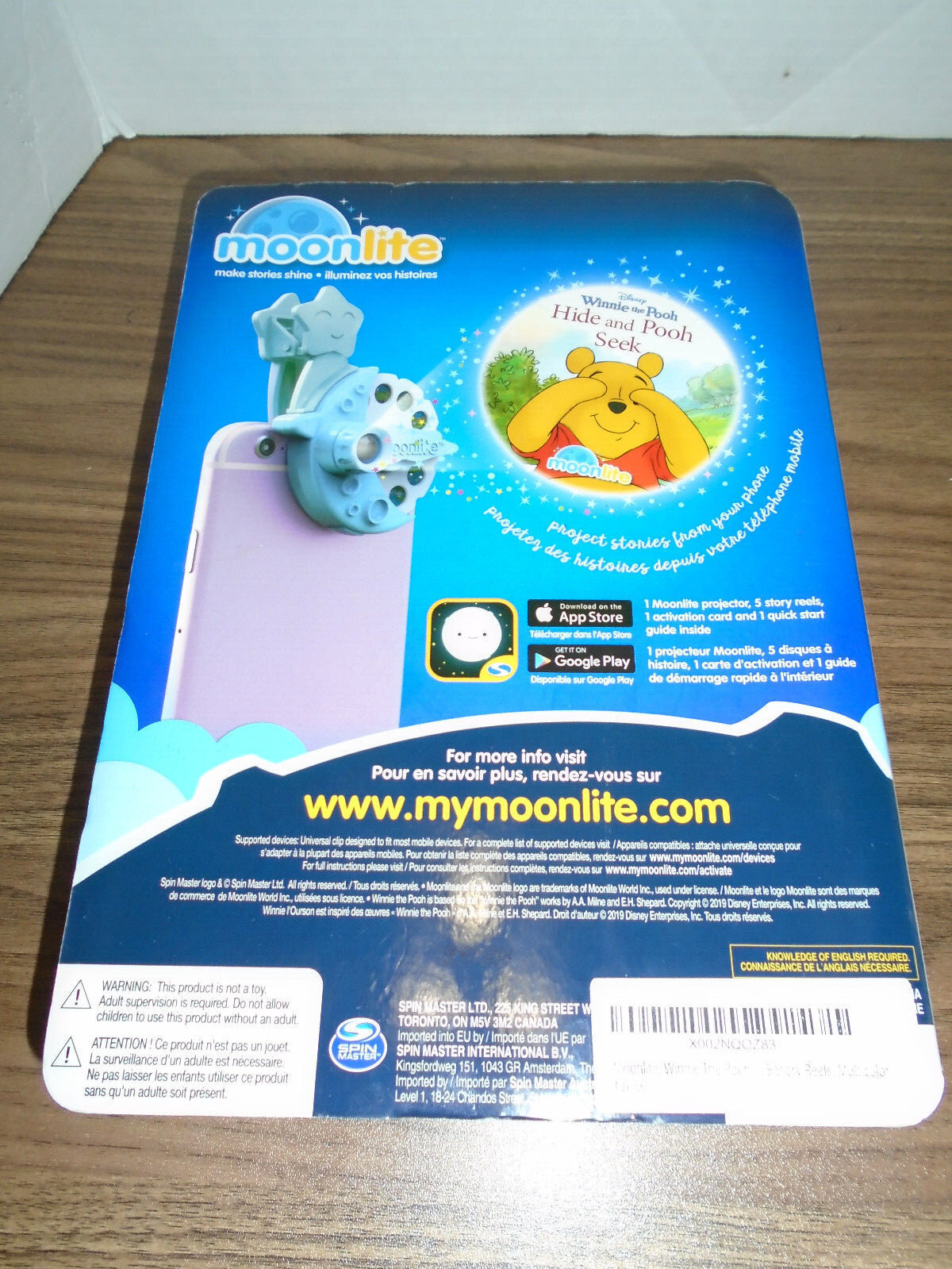 Moonlite Mini Projector with 5 Pixar Stories – New Way to Read Stories Togeth…