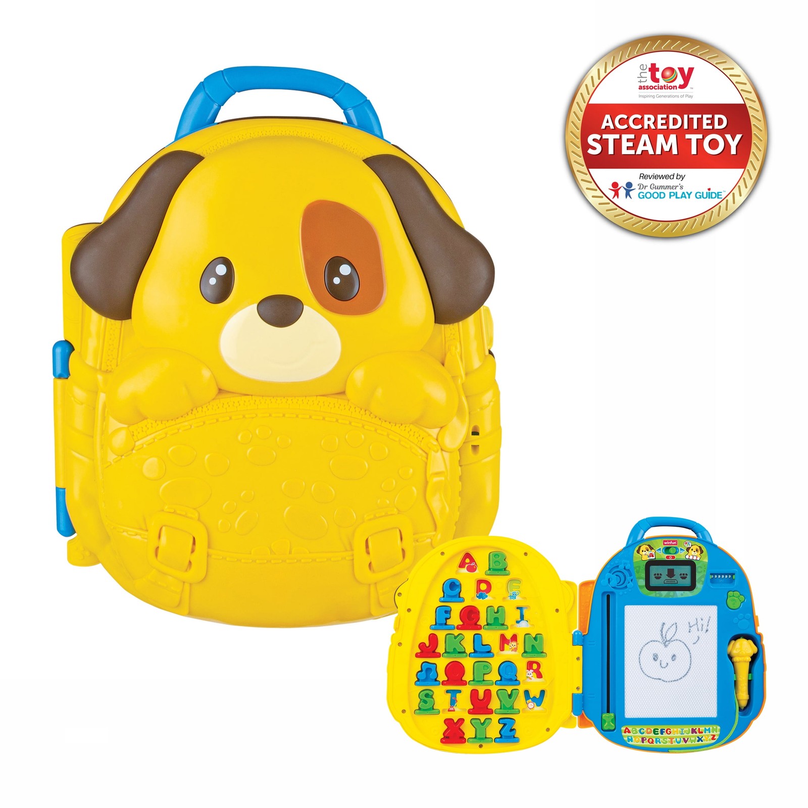 Winfun Lil Learner Plastic Alphabet Backpack – Age Group 3 Years and up
