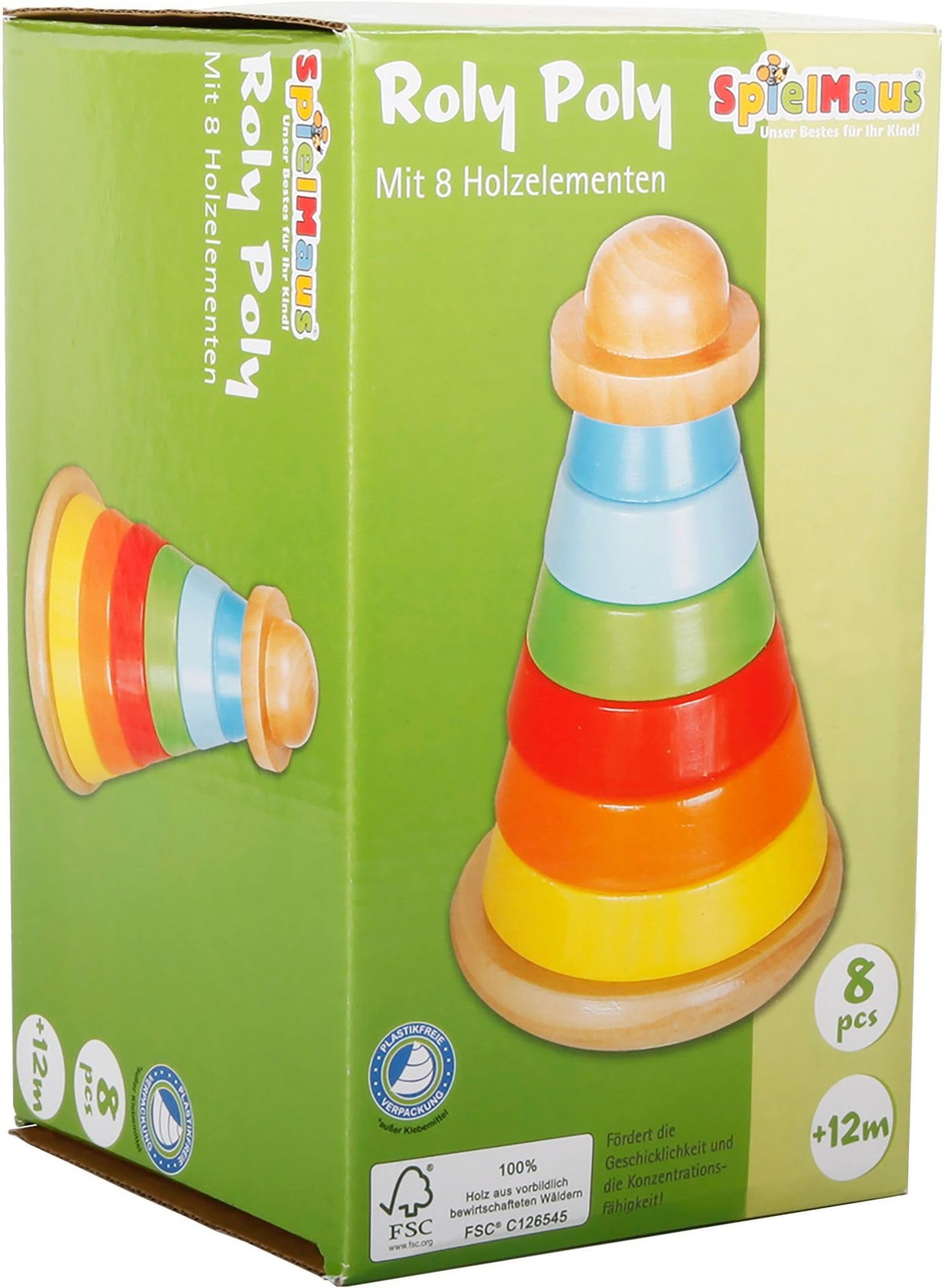 VEDES Großhandel GmbH – Ware 29709FSC SMH Stand-Up Stacking Tower, 8 Pieces