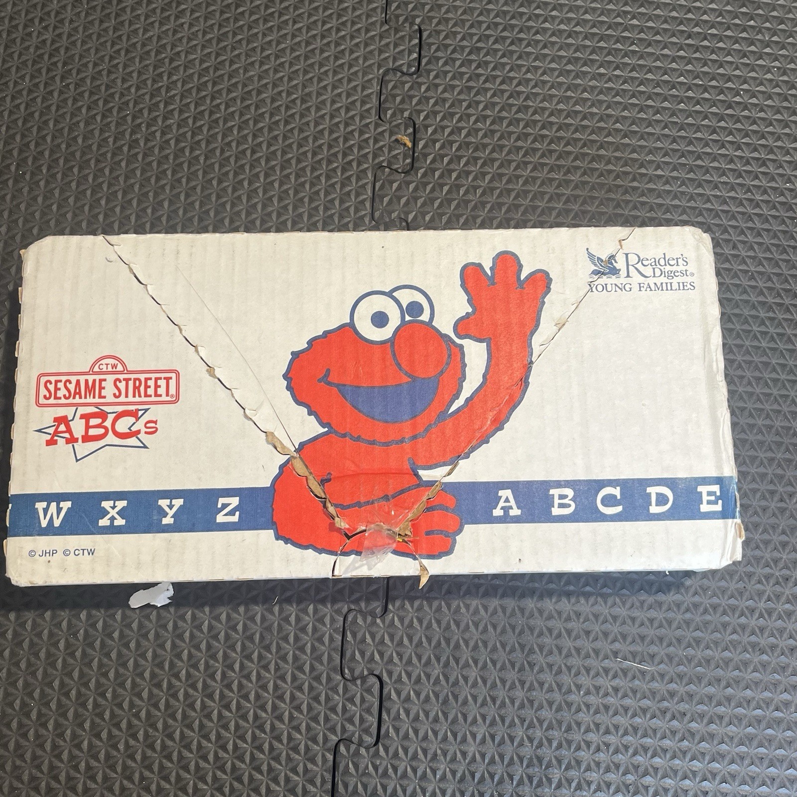 2002 Sesame Street Workshop Readers Digest ABC Alphabet Numbers Cards Puzzle Mat
