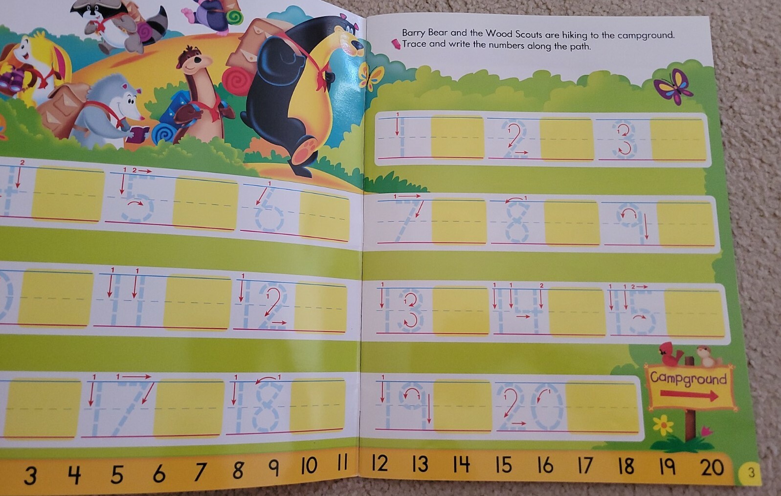 2 PK – K Learning Educational Wipe-Off Books ‘Counting 0-31’ & ‘Everyday Math’