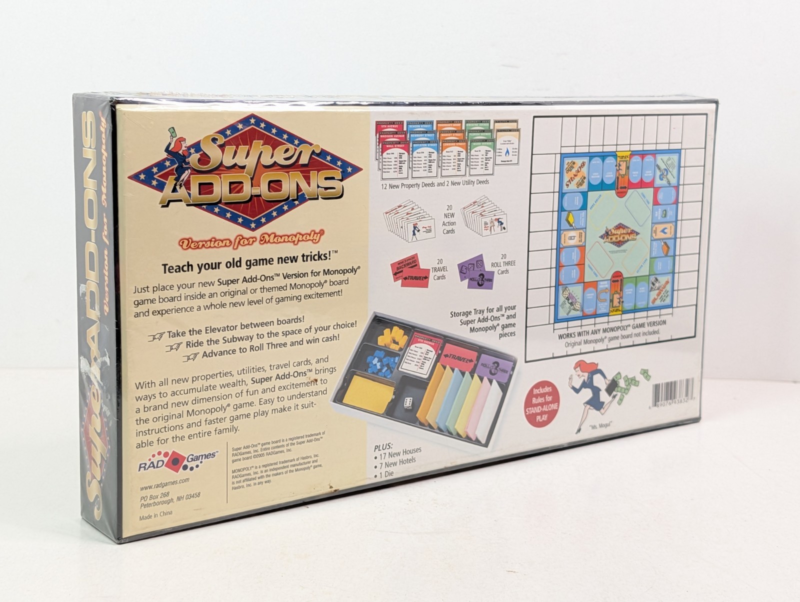 Super Add-Ons Version For Monopoly Game Board Party Family Fun 2 To 8 Players
