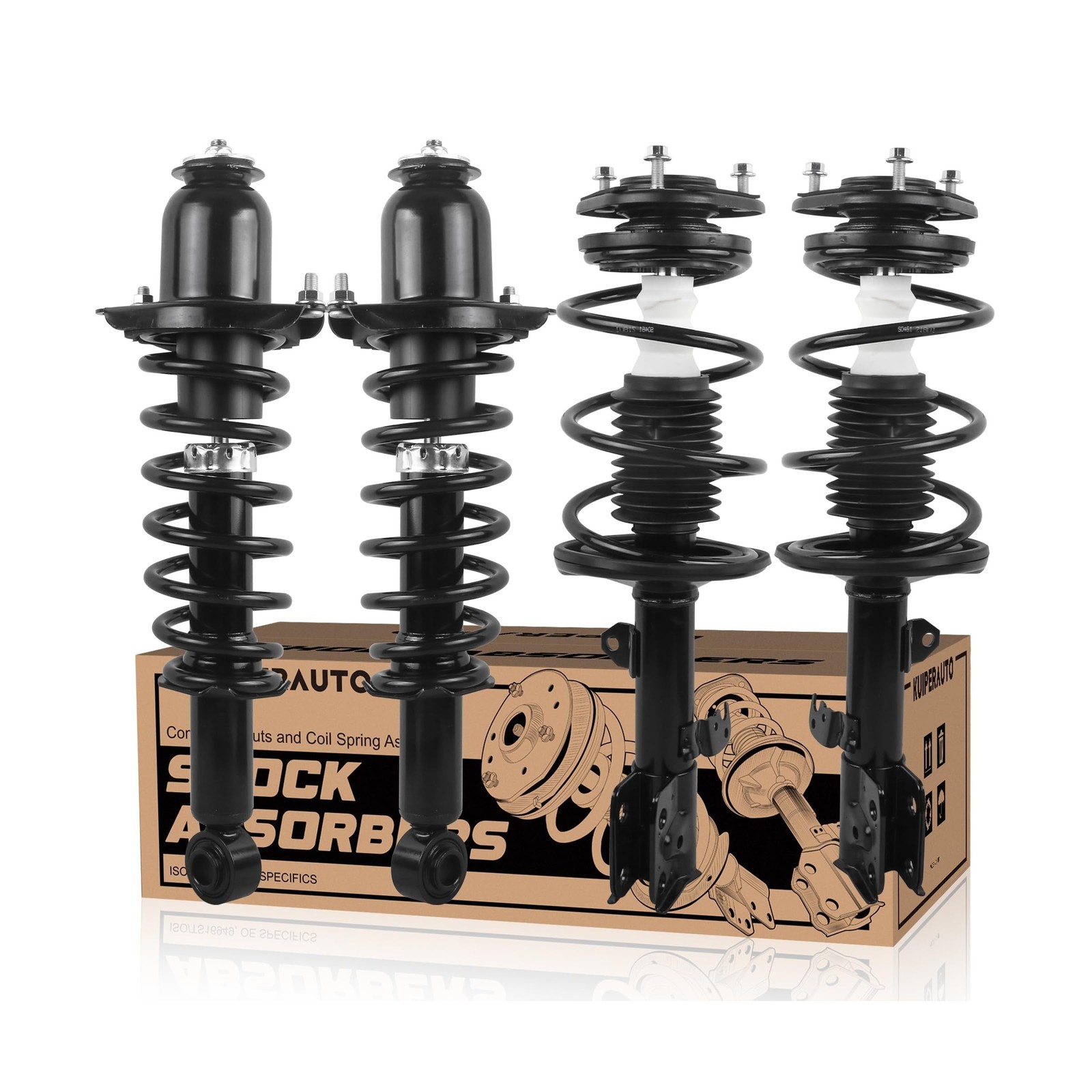 472598 472597 172599R 172599L Complete Front Rear Struts Coil Spring Assembly…