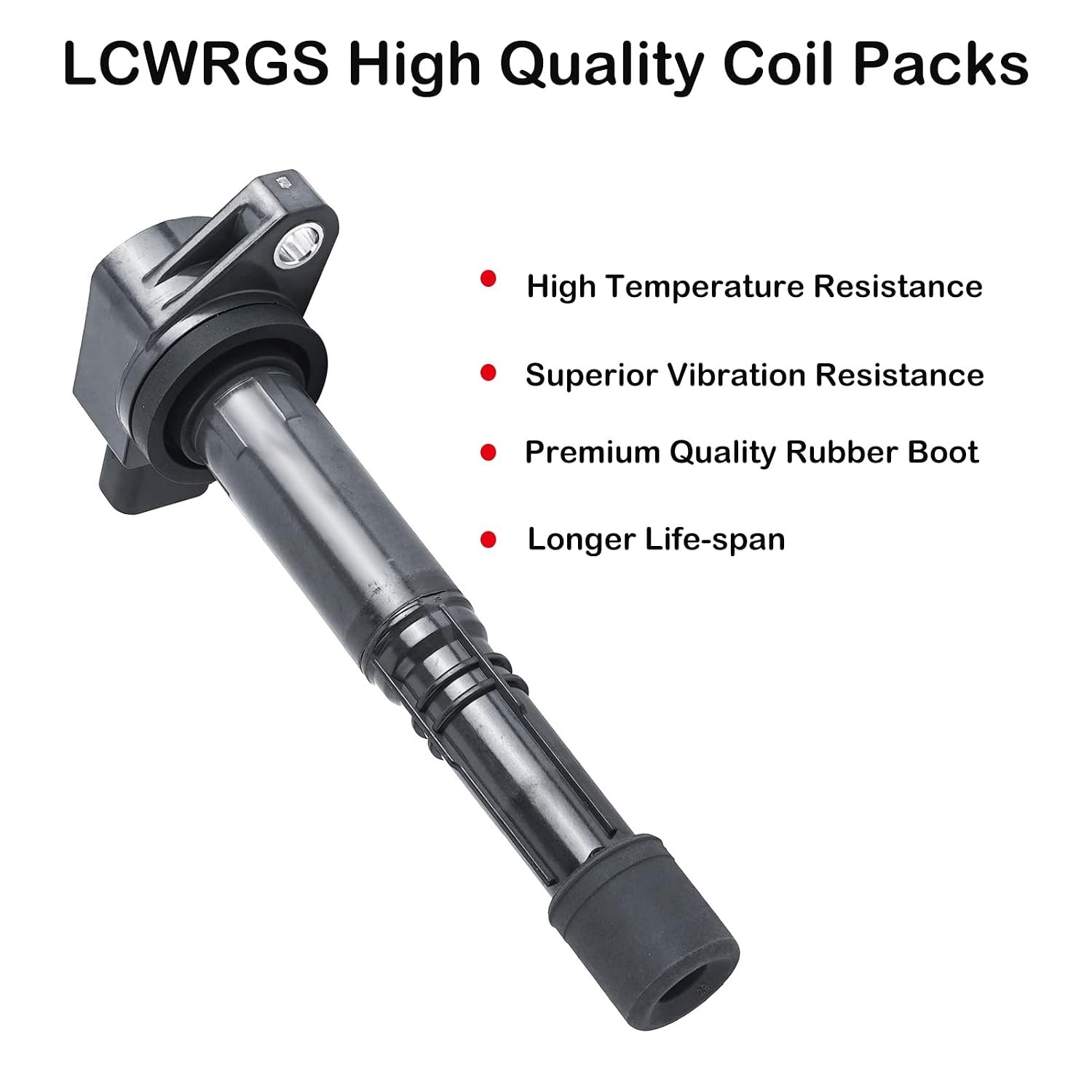 Set of 4 Ignition Coil Pack for Honda CRV Accord Civic SI Element | L4 2.4 2.0 E