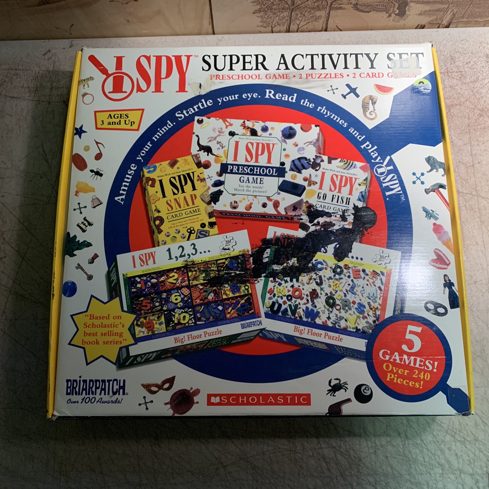 Scholastic (I Spy) Super Activity Set With Original Box/Instructions