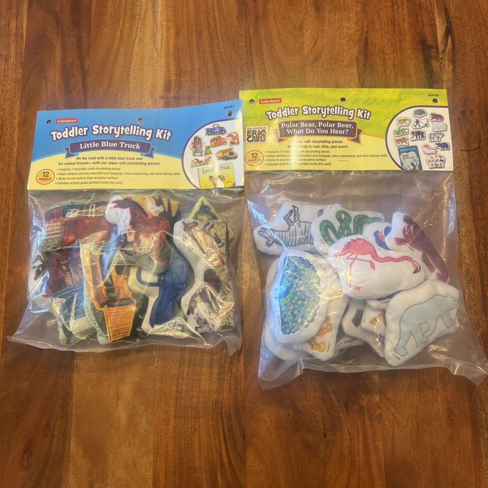 Lakeshore Storytelling Kits Lot If 2- Polar Bear And Little Blue Truck