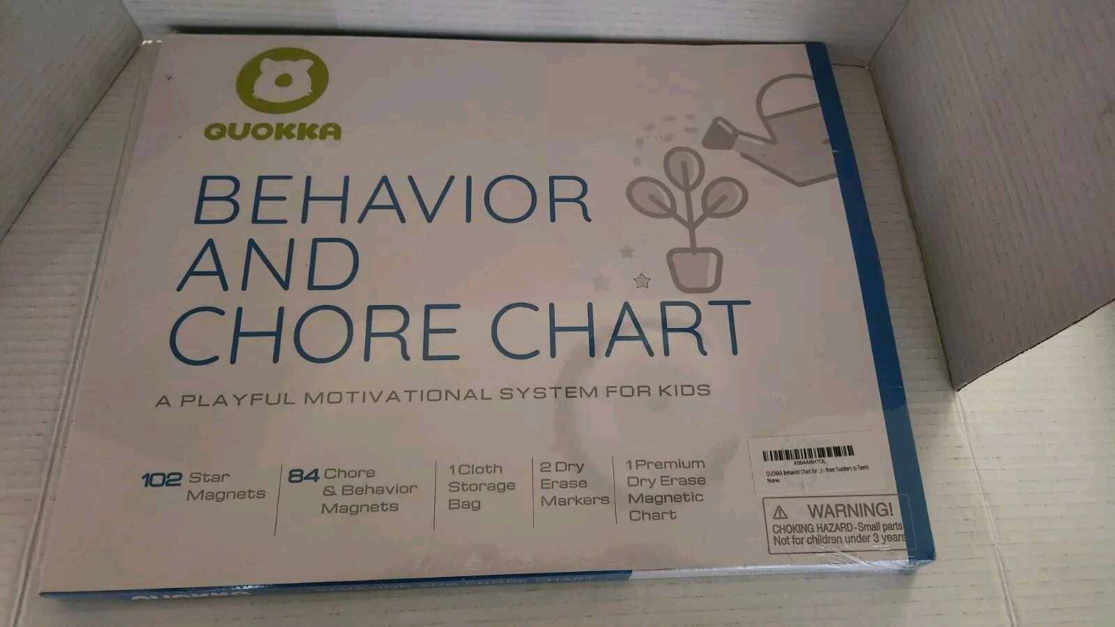 QUOKKA Magnetic Behavior Chore Chart for Kids at Home – Gift Reward Visual Sc…
