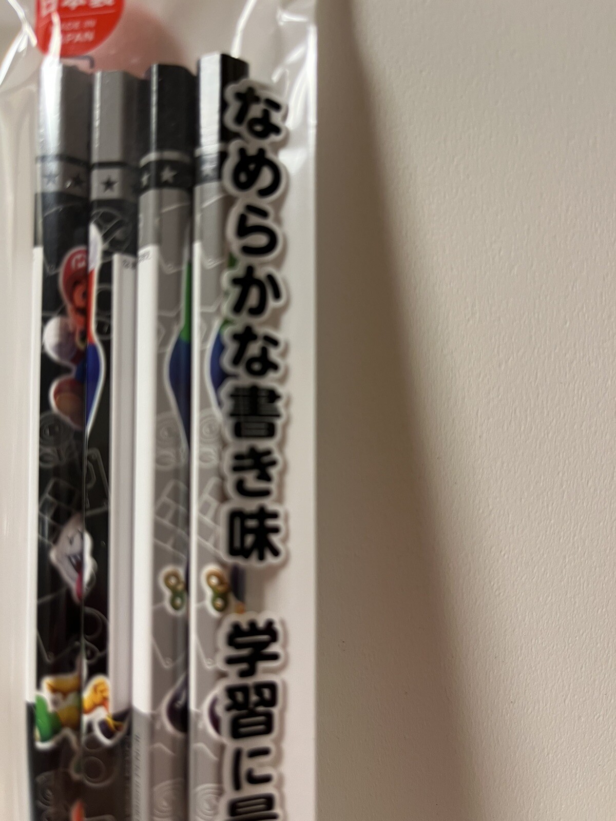 Super Mario Pencil Eraser Underlay Pencil cap Mitsubishi Pencil Made in Japan