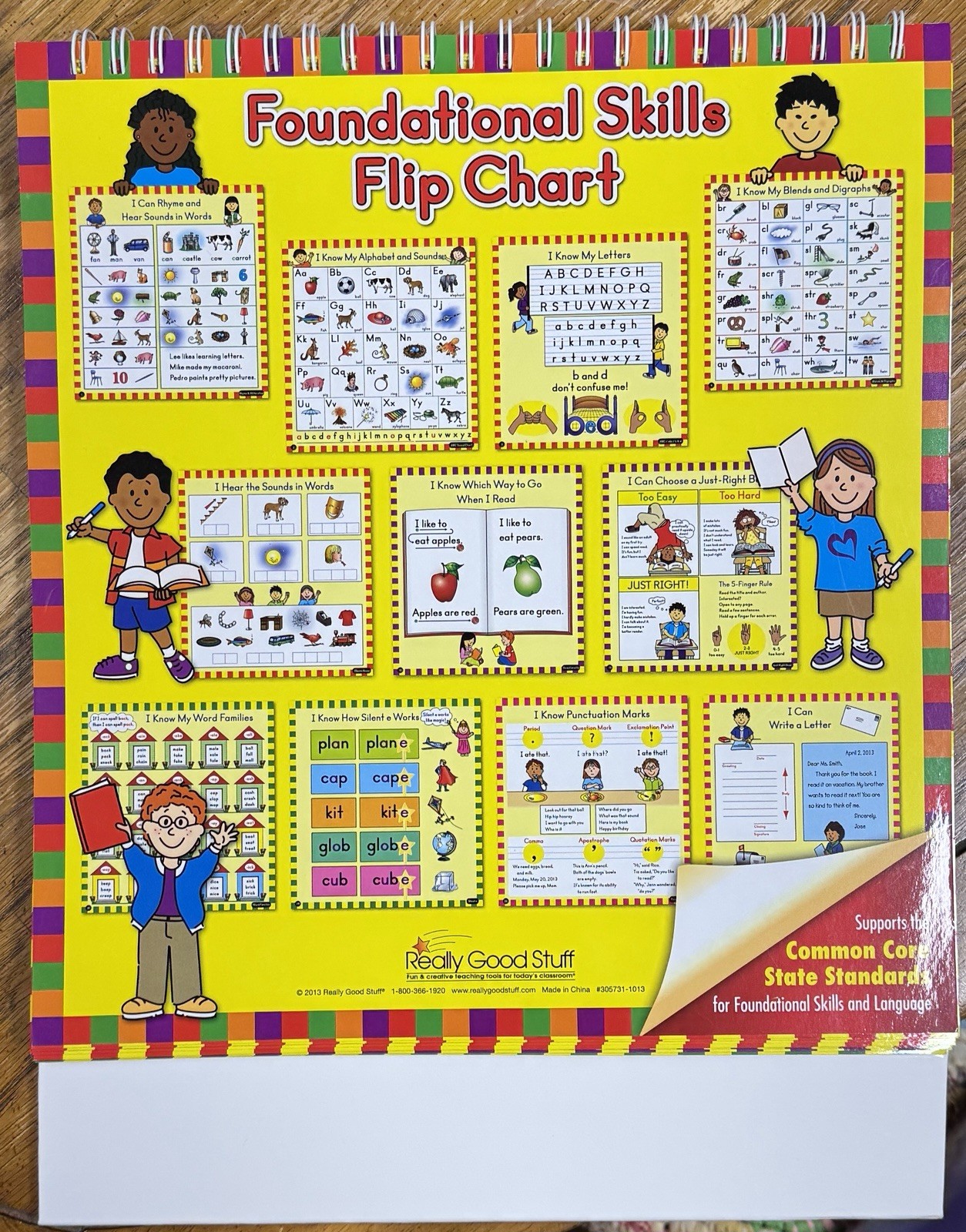 Foundational Skills Flip Chart by Really Good Stuff