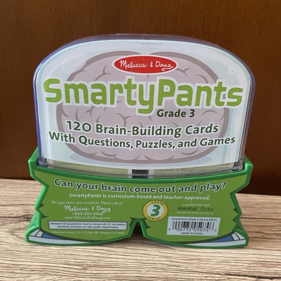 Melissa & Doug SmartyPants Math & Logic Cards – Grade 3