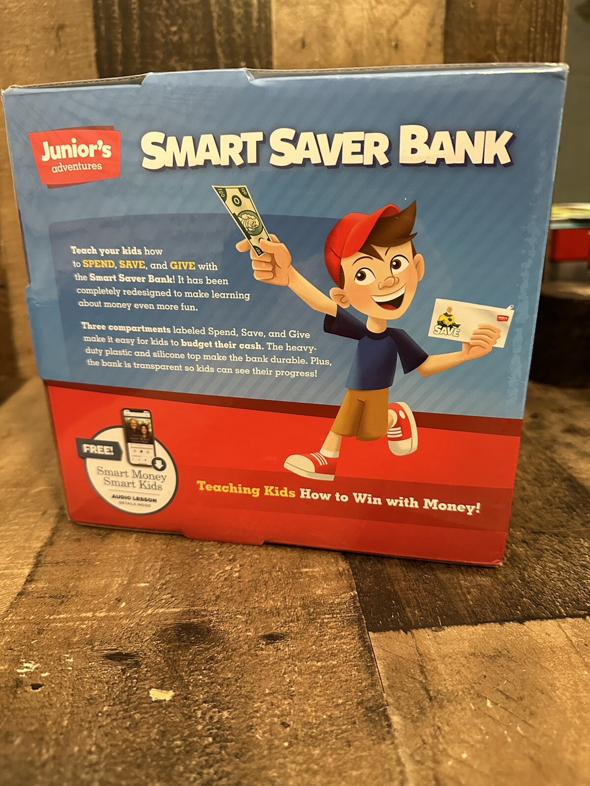 Dave Ramsey: Junior’s Adventures Smart Saver Bank NEW Sealed Spend Save Give