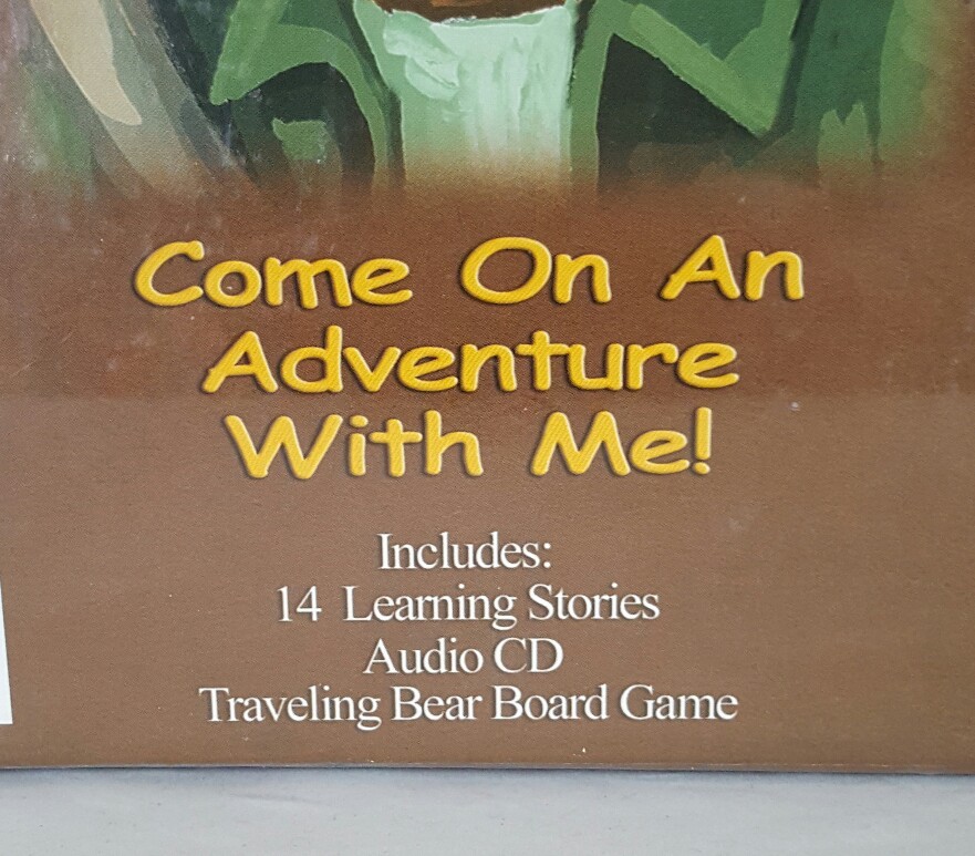Traveling Bear Adventure Board Game 14 Learning Stories 2003 Audio CD New Sealed