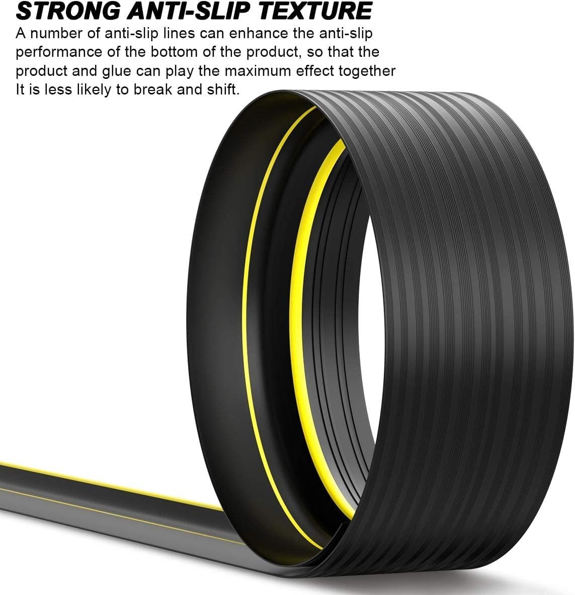 Jin&Bao Universal Garage Door Threshold Seal Strip 20FT Kit, Bottom Waterproof.