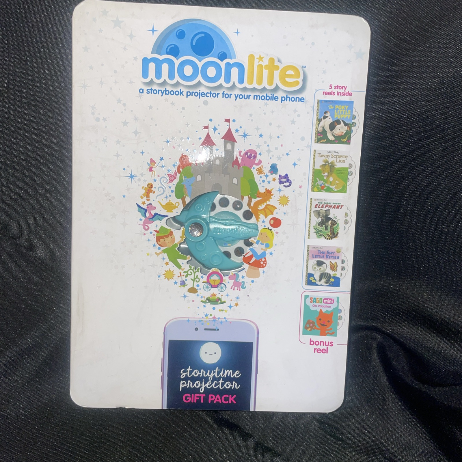Phone Moonlite Storybook Projector Story Reel – W/ 5 Stories – NEW