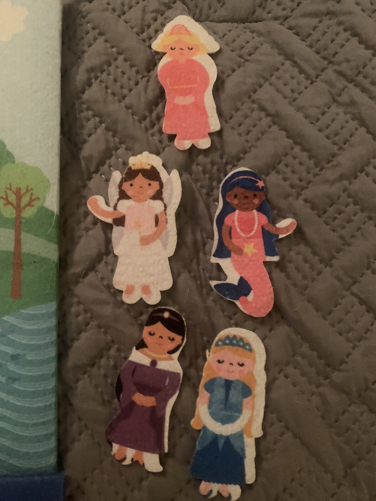 The Story Teller Felt Story Board Cutouts Fairy Tale Stories Robots Lot 15×11