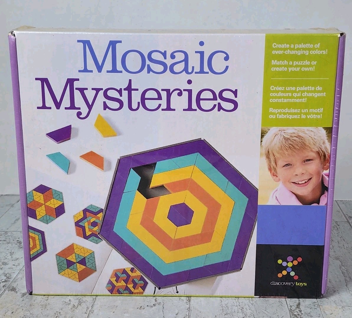 Discovery Toys Mosaic Mysteries Creative Puzzle 4182 Ages 8+ Sealed NIP NEW
