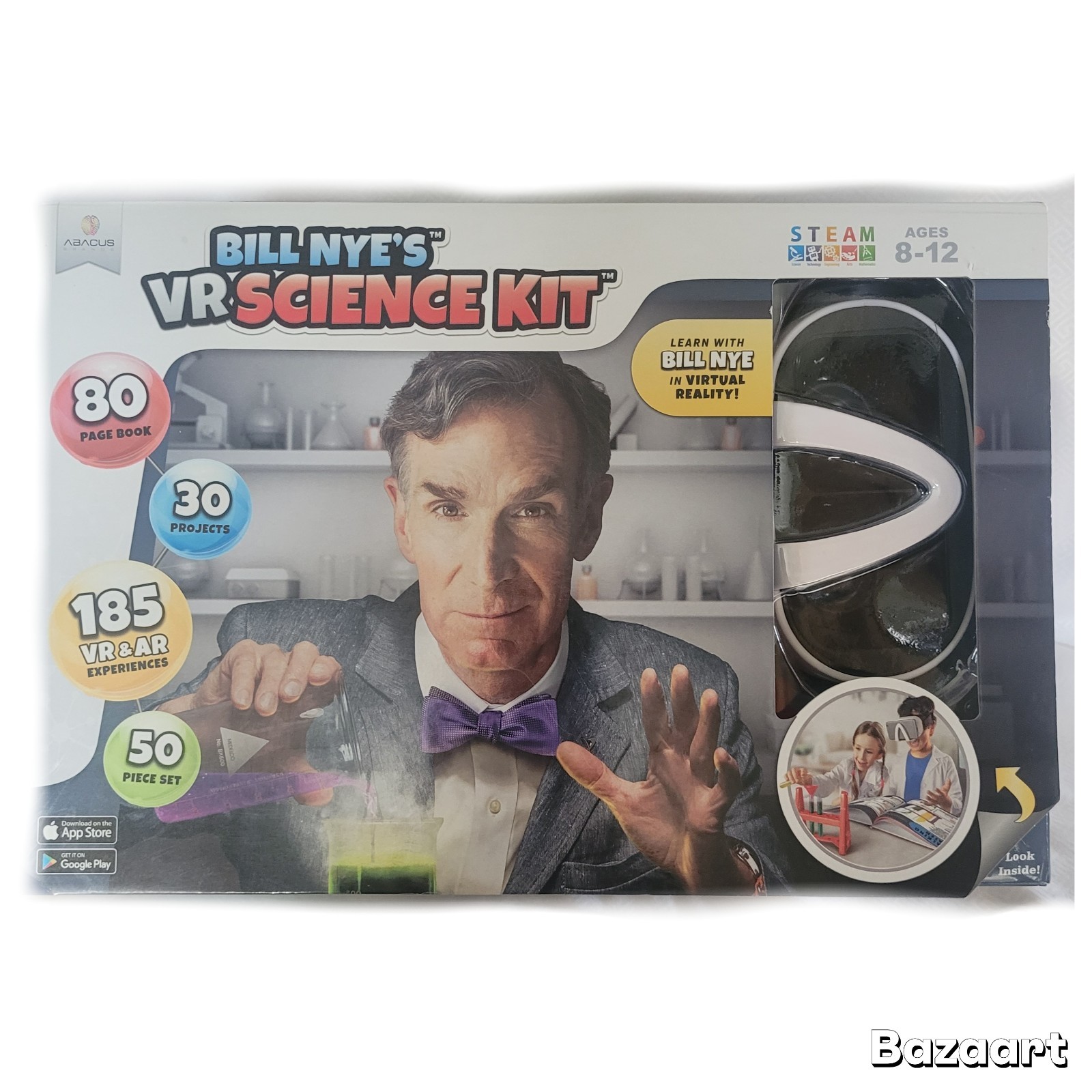 ABACUS Bill Nye’s Science Kit STEAM Ages 8-12 Lessons Experiments NEW