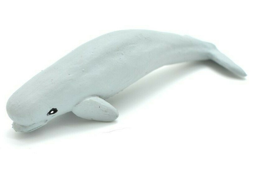 Beluga Whale Plastic Replica 3Long ~ F3903-B9