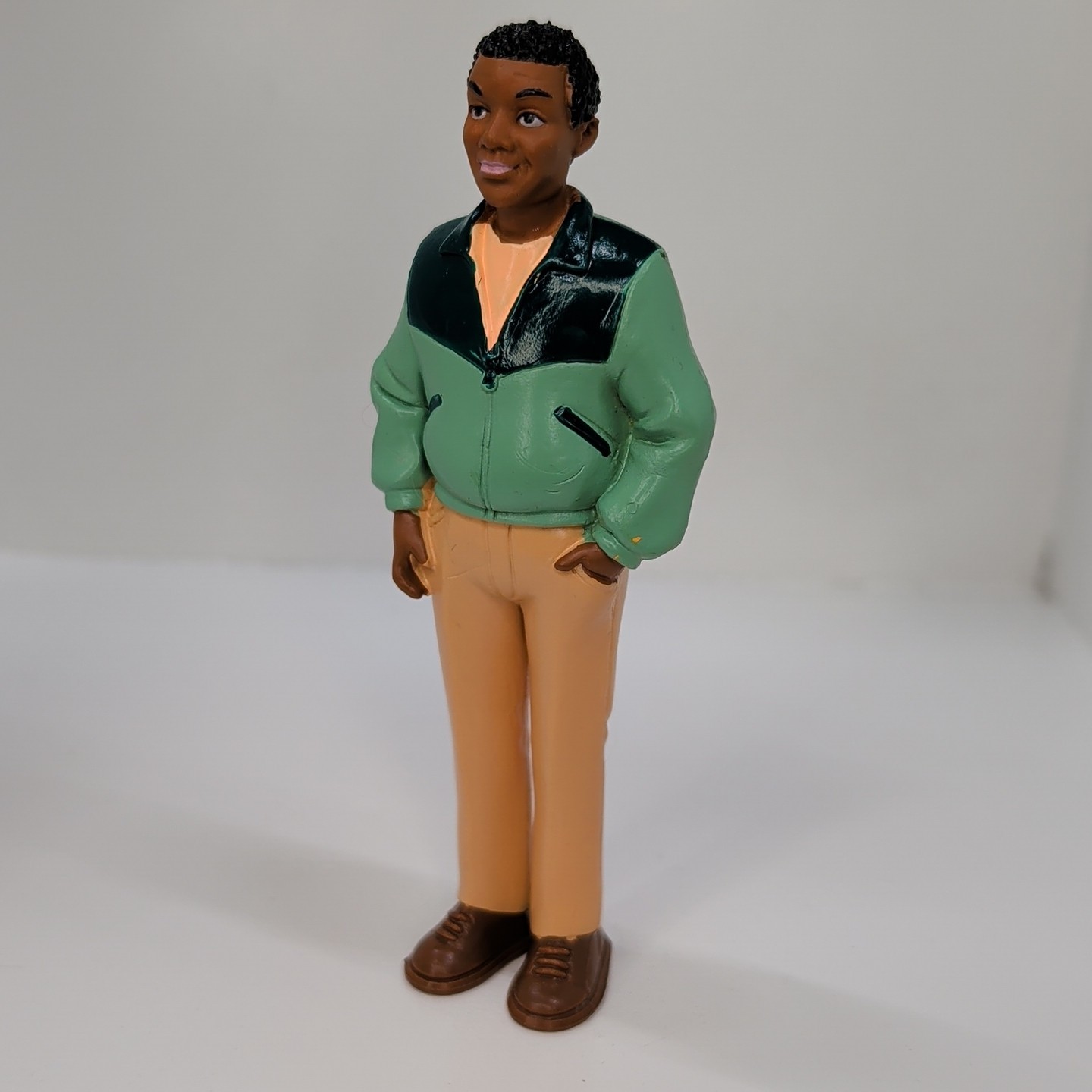 Cool Guy With Green Jacket Lakeshore Community Block Play People Person
